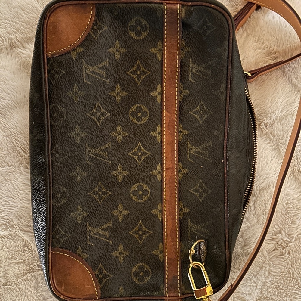 Louis Vuitton Dark Brown Monogram Crossbody Bag